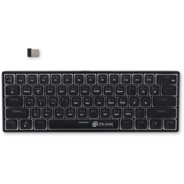 Клавиатура Oklick K763W (черный)