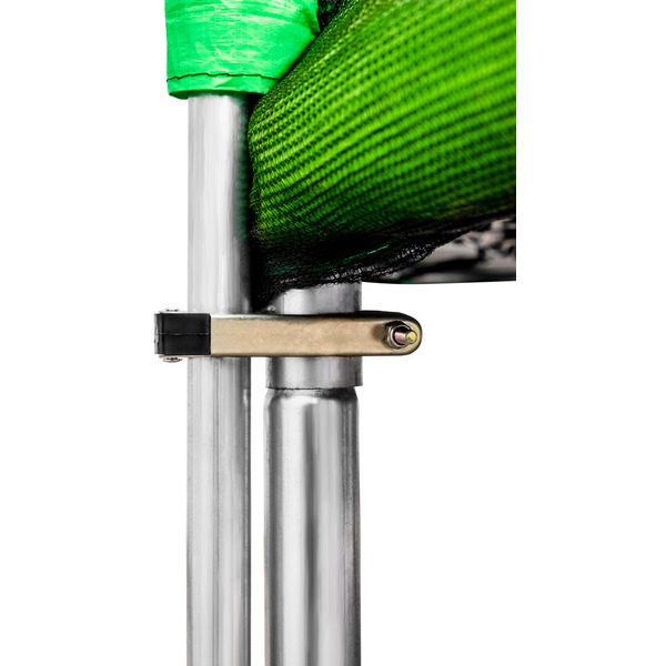 Батут Alpin 13 ft AT-404 outside зеленый (с защитной сеткой и лестницей)