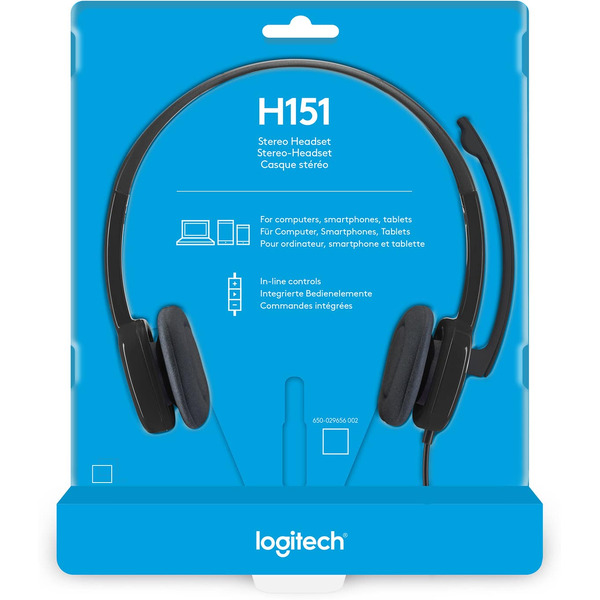 Гарнитура LOGITECH Stereo Headset H151 (L981-000589)