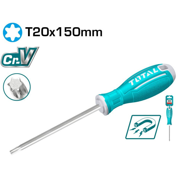 Отвертка Torx TOTAL TSDRST20150