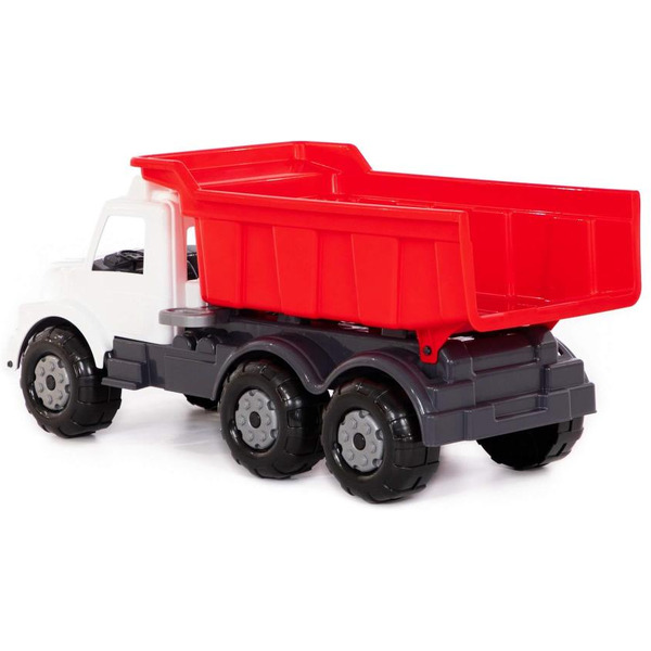 Автомобиль-самосвал Полесье Буран" №3 (бело-красный) 43672