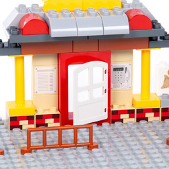 Конструктор Полесье Макси. Железнодорожный вокзал 94746