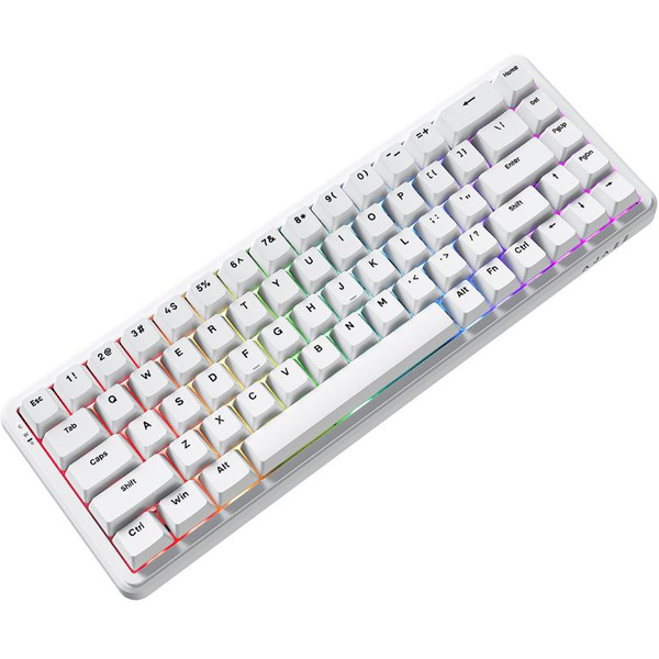 Компьютерная клавиатура AJAZZ AK680 MAX (белый)