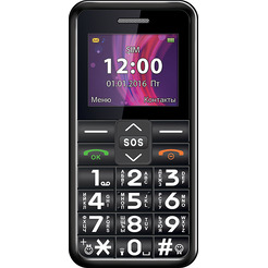 Мобильный телефон Texet TM-101 черный