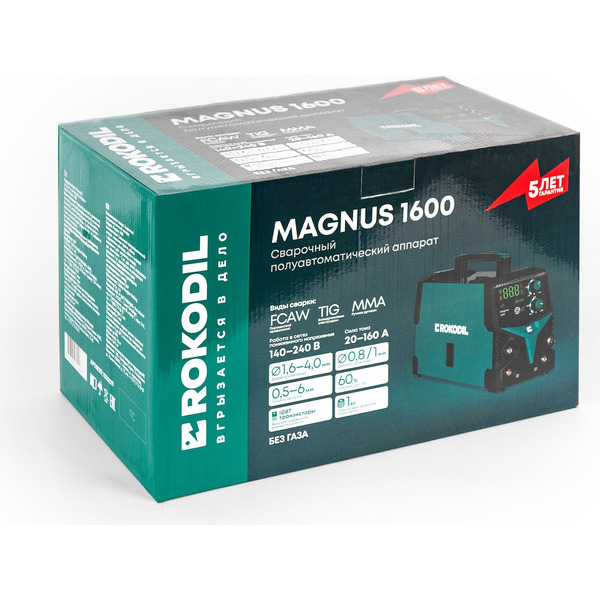Сварочный инвертор Rokodil Magnus 1600