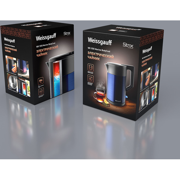 Электрический чайник Weissgauff WK 1510 Marine BodyCool