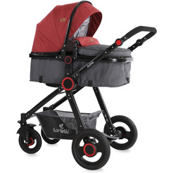 Коляска LORELLI Alexa 2 в1 (черный/красный)