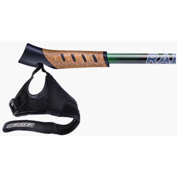 Палки для скандинавской ходьбы Berger Starfall 77-135 (черный/белый/ярко-зеленый)