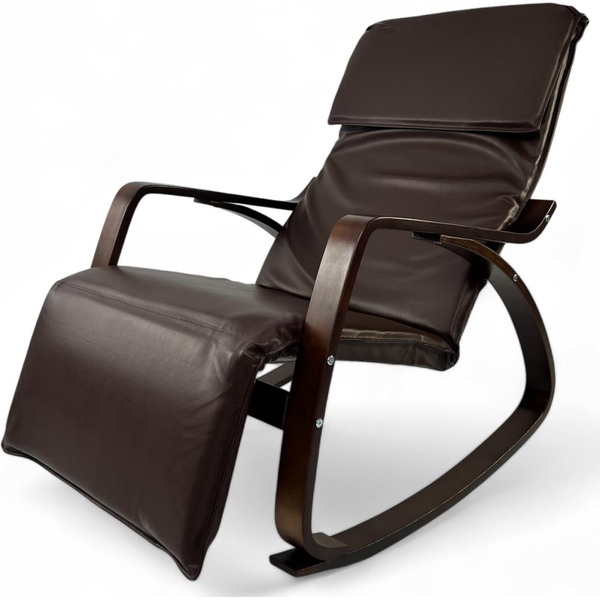 Кресло-качалка Calviano Comfort 1 (коричневый PU)