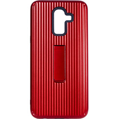 Чехол-накладка Bingo STRIPS TPU для SAMSUNG Galaxy J8 2018 (красный)