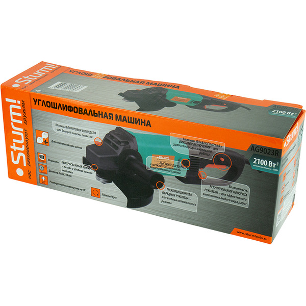 Угловая шлифмашина Sturm AG9023R