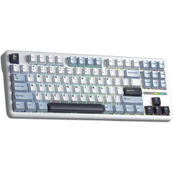 Клавиатура AULA F87 (синий/белый/фиолетовый)