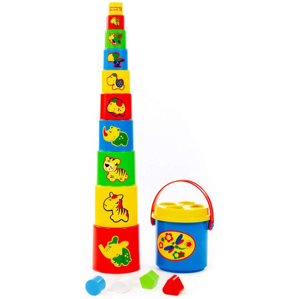 Занимательная пирамидка  Полесье №3  52605