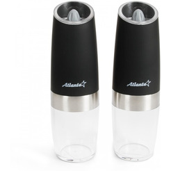 Мельница электрическая гравитационная Atlanta ATH-4626 (black)