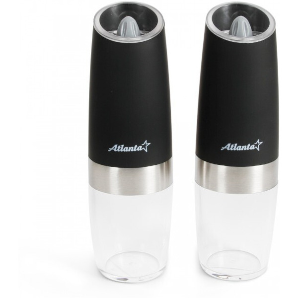 Мельница электрическая гравитационная Atlanta ATH-4626 (black)