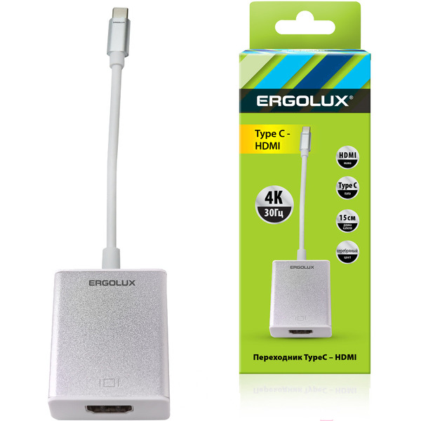 Переходник ERGOLUX ELX-VA01-Type C