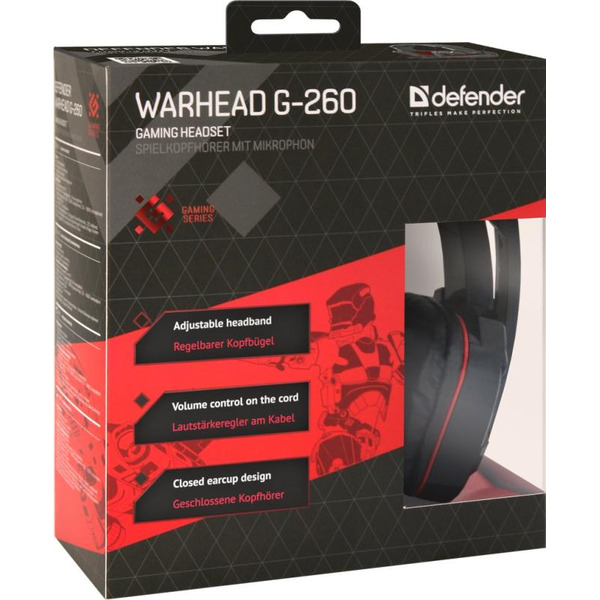 Игровая гарнитура DEFENDER Warhead G-260