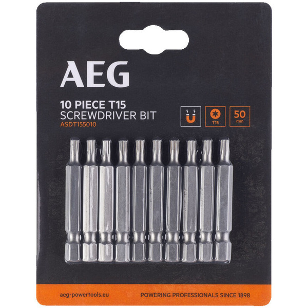 Набор бит AEG Powertools ASDT155010 10 шт