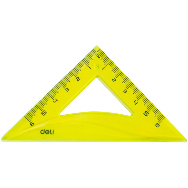 Набор линеек DELI PIONEER G00602YELLOW (желтый, 4 предмета)
