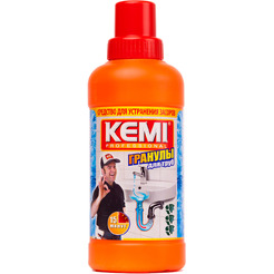 Средство для удаления засоров KEMI Professional в гранулах 500г.