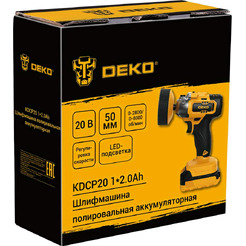Полировальная машина Deko KDCP20 081-1027 (с 1-им АКБ)