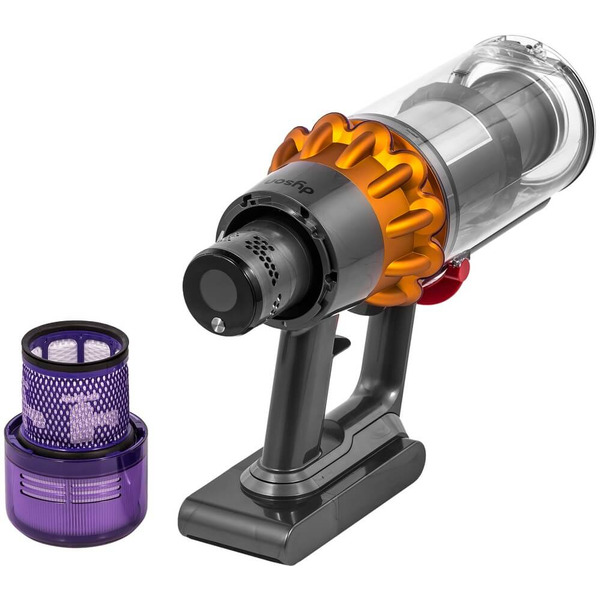 Пылесос вертикальный Dyson V15 Detect Absolute 447033-01 (никель/жёлтый) + Red Line BS-01 16A