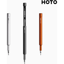Отвёртка с набором бит HOTO Pocket Precision Screwdriver SE (серый)