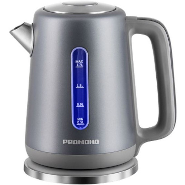 Электрочайник Redmond KM238 (серо-голубой)