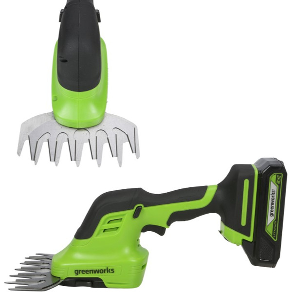 Кусторез + ножницы Greenworks G24SHT 1600607 (без АКБ и ЗУ)
