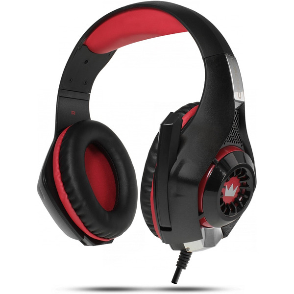 Наушники CrownMicro CMGH-102T USB (красный)