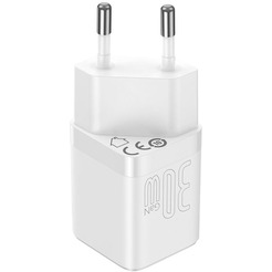 Сетевое зарядное устройство Baseus GaN3 Fast Charger 1C 30W CCGN010102 White