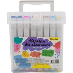 Набор маркеров для скетчинга Silwerhof (48 цв)