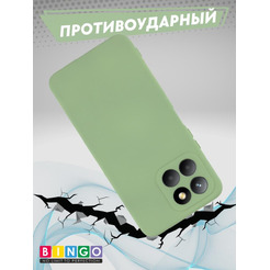 Бампер BINGO Liquid TPU для HONOR X6/HONOR 70 Lite Зеленый