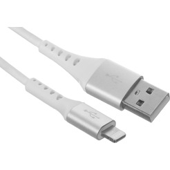 Кабель CACTUS USB Type-A - Lightning CS-LG.USB.A-0.8 (0.8 м, белый)