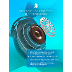 Наушники IO by Red Square Graphite 2 Pro Max Wireless (белый)