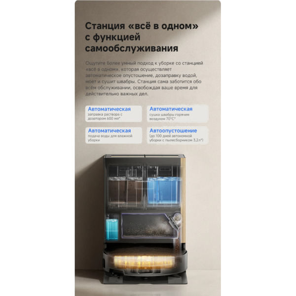 Робот-пылесос Trouver Robot Vacuum S70 Ultra Roller Black (RLZ52EE)