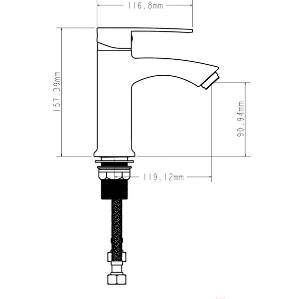 Смеситель Econoce EC0270WT