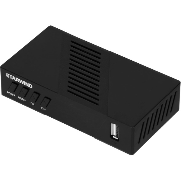 Ресивер DVB-T2 Starwind CT-140 (черный)