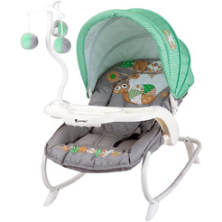 ШЕЗЛОНГ LORELLI DREAM TIME GREEN&GREY SNAIL