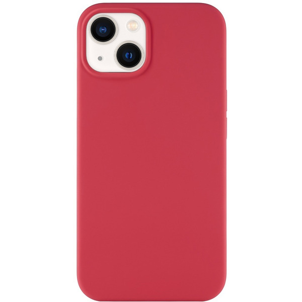 Накладка Case Coated для Apple iPhone 13 (красный)