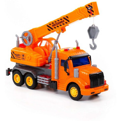 Автомобиль-кран Полесье инерционный Профи 86617