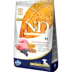 Сухой корм для собак Farmina N&D Low Grain Lamb & Blueberry Adult Mini (7кг)