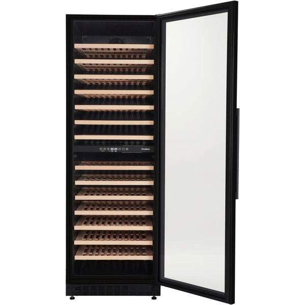 Винный шкаф Hyundai HBWC 1765 DC (чёрный)