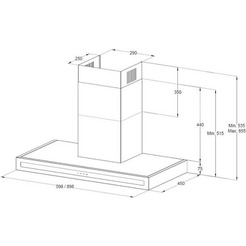 Кухонная вытяжка Korting KHC 9877 N