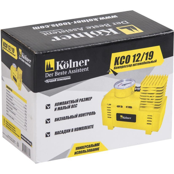 Автомобильный компрессор Kolner KCO 12/19 (кн12-19ксо)