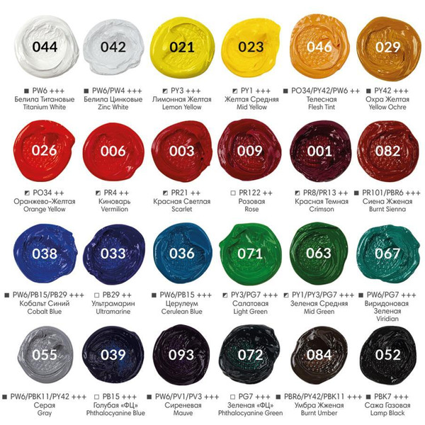 Краски масляные художественные BRAUBERG ART PREMIERE 191460