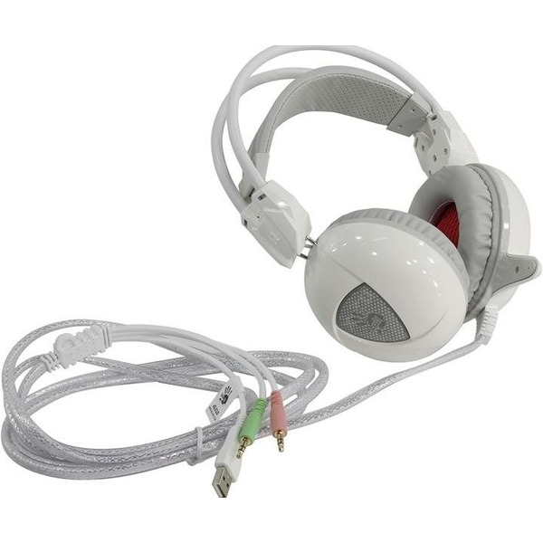 Наушники игровые A4Tech G310 Bloody белые