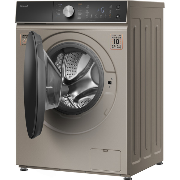 Стирально-сушильная машина Weissgauff WMD 61211 D Inverter Steam Champagne