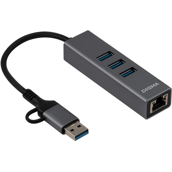 Разветвитель Digma DLA-GEUCH3 USB 3.0