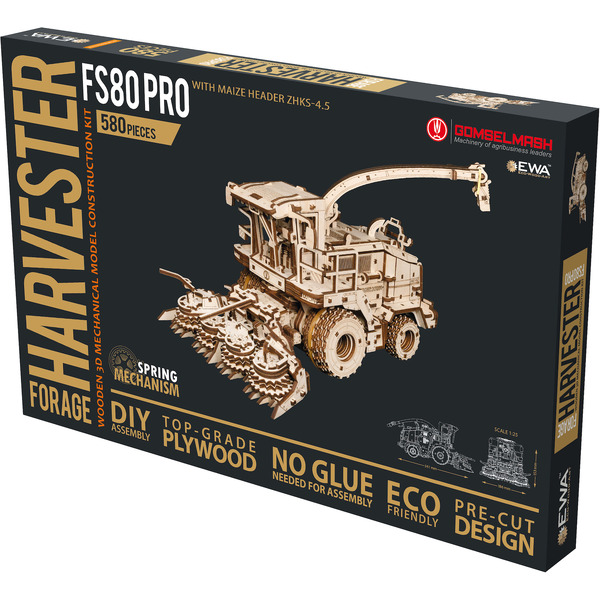 Механическая модель в виде конструктора EWA Кормоуборочный комбайн FS80 PRO
